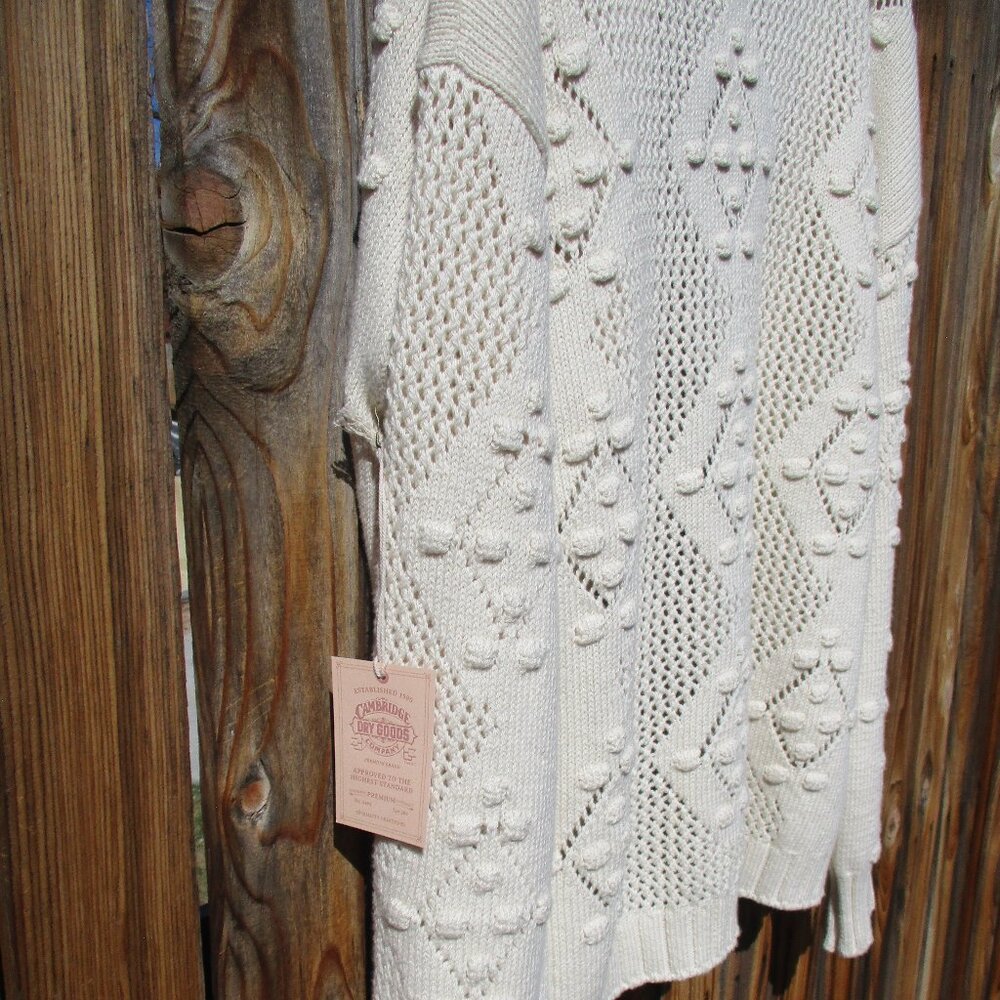 NEW Cambridge Dry Goods Open Front Cardigan NWT - Picture 7 of 7
